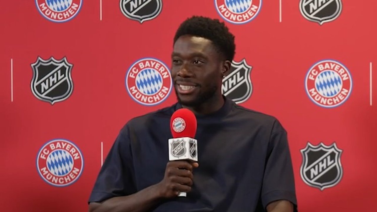 Fotbollsstjärnan Alphonso Davies hyllar Draisaitl inför NHL Global Series