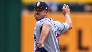 Chicago Cubs pitcher Jameson Taillon delivers during the first inning of a baseball game against the Pittsburgh Pirates in Pittsburgh, Sunday, July 26, 2026. (Gene J. Puskar/AP)