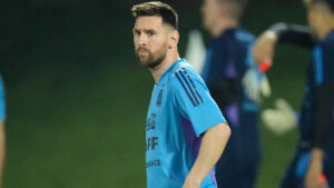 Argentina's Lionel Messi.(Jorge Saenz/AP)