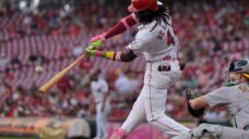 Reds homer four times to back Andrew Abbott, complete sweep over Athletics