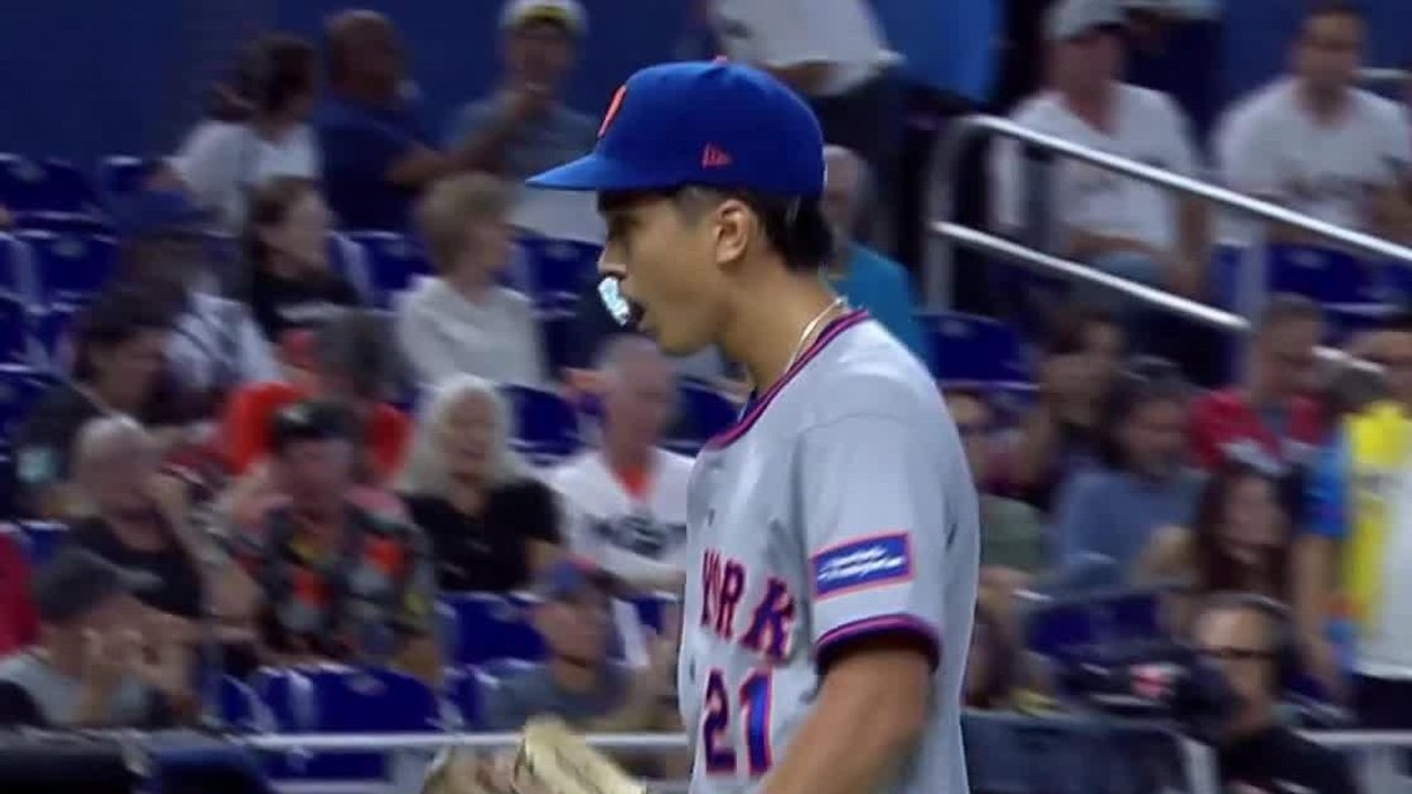 Canadian Tong strikes out side on just 13 pitches in first inning