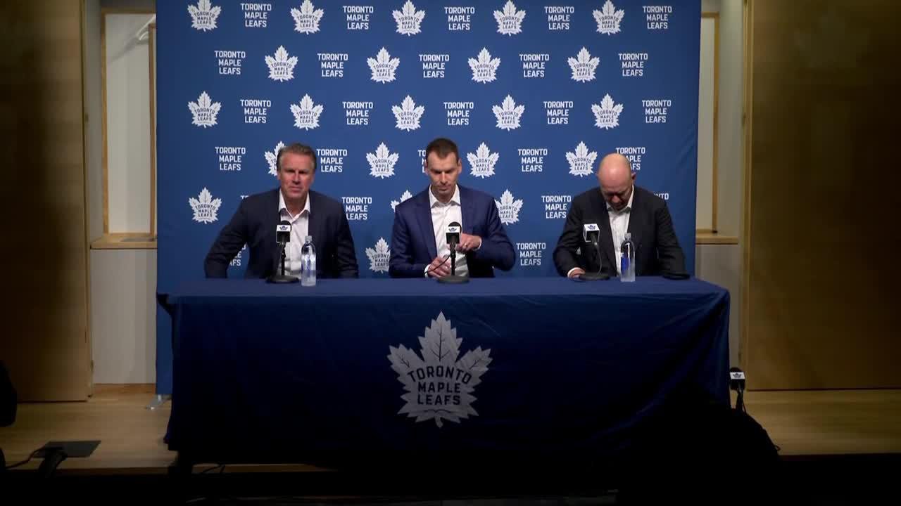 Toronto Maple Leafs presenterar ny ledningstrio inför träningslägret