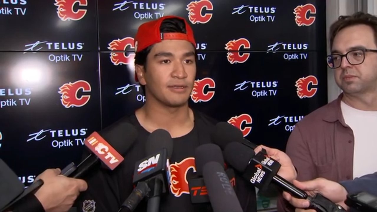 Zayne Parekh siktar mot att bli en elitspelare i Flames powerplay