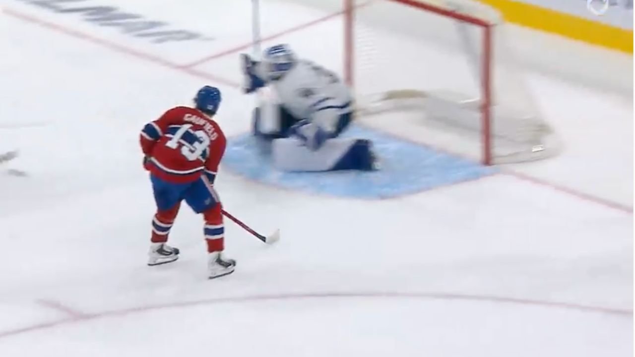 Caufield avgjorde i förlängning när Canadiens slog Maple Leafs