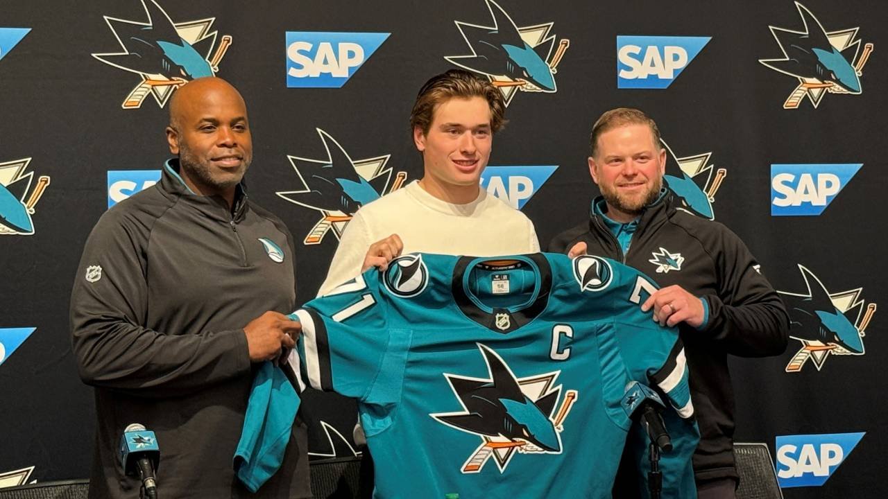 Macklin Celebrini utsedd till ny lagkapten i San Jose Sharks