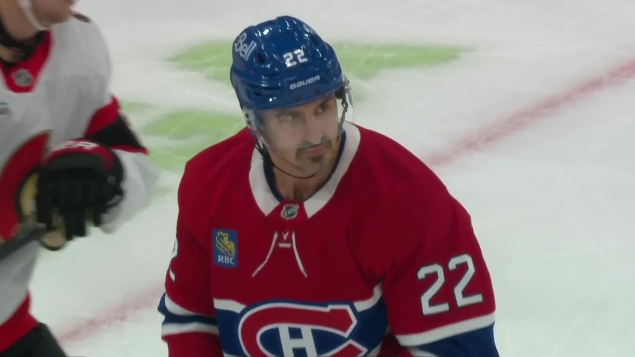 Chris Kreider gjorde sitt första mål i Canadiens-tröjan