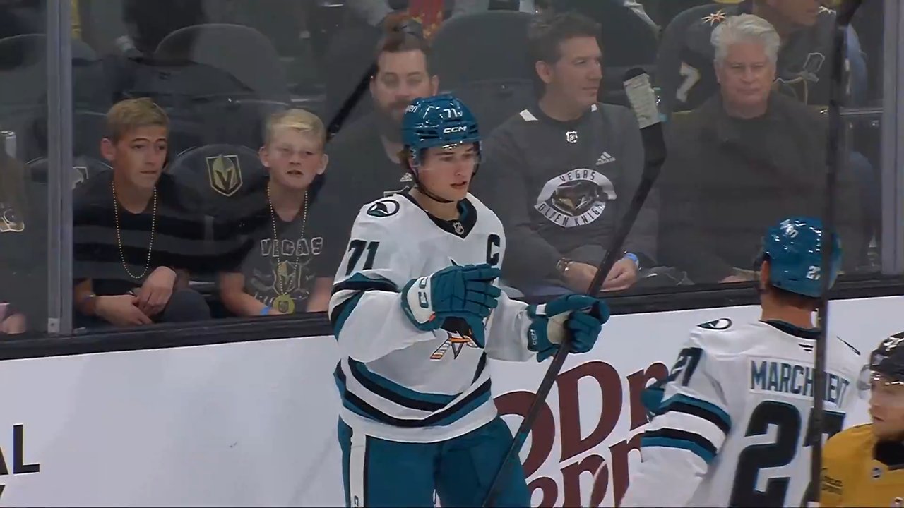Celebrini målskytt när Sharks utökade mot Golden Knights