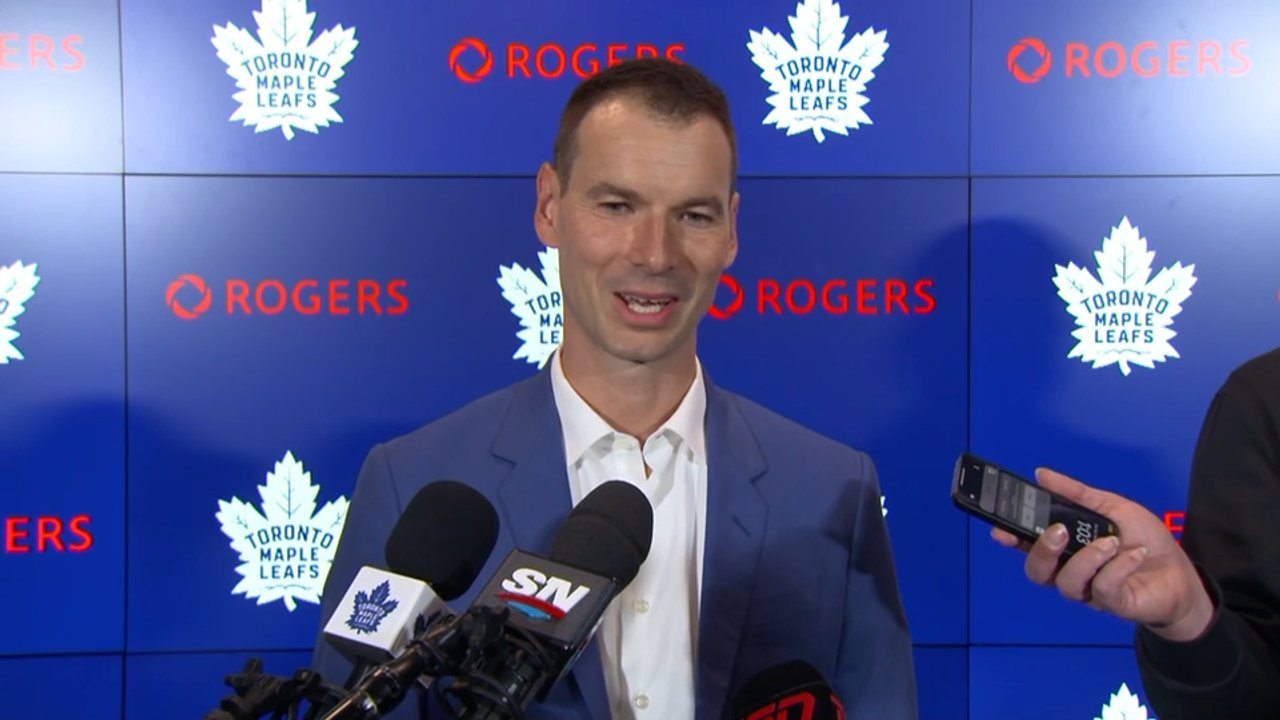 Maple Leafs GM Chayka om McKenna och Matthews inför säsongspremiären