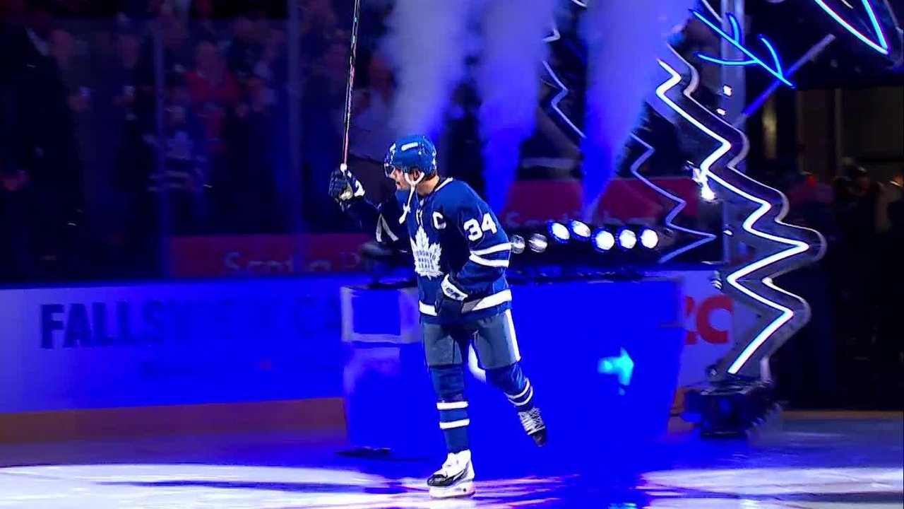 Toronto Maple Leafs presenterade truppen inför säsongspremiären mot Montreal