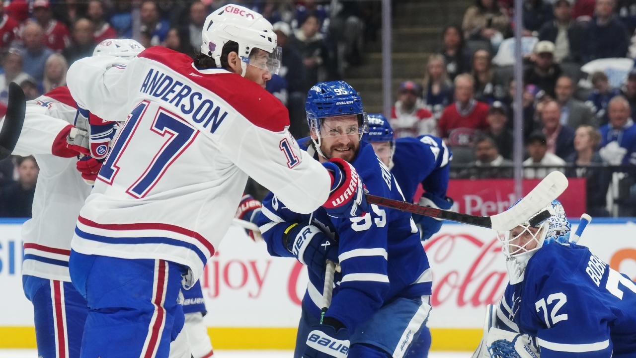 Anderson slog in pucken ur luften – Canadiens första mål för säsongen