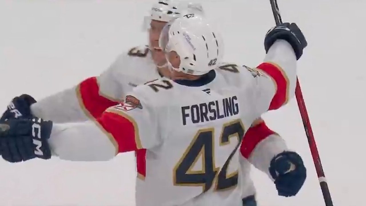 Forsling avgjorde i sista sekunden – Panthers slog Hurricanes i förlängning