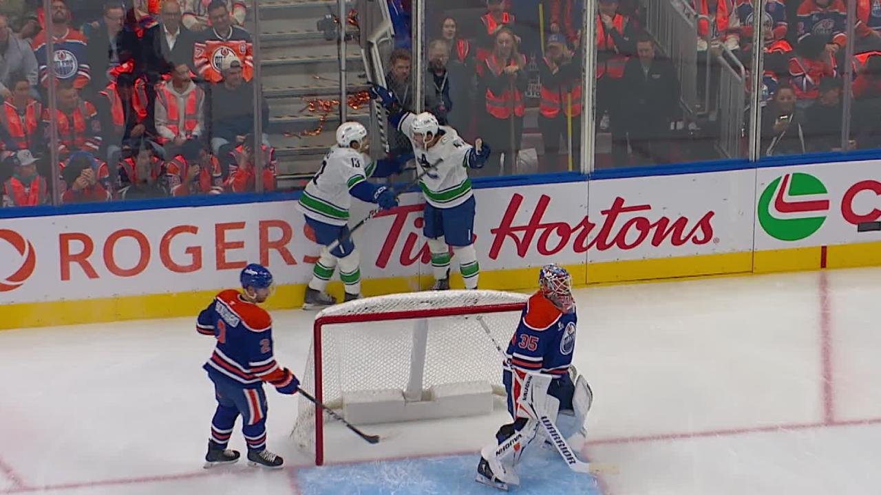 Cotter satte boxplay-mål – Canucks första för säsongen