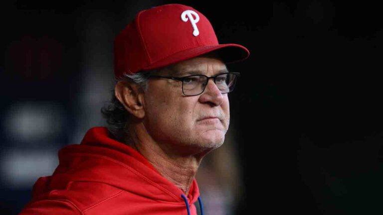 Philadelphia Phillies interim manager Don Mattingly before a baseball game against the Washington Nationals, Tuesday, Sept. 15, 2026, in Washington. (Nick Wass/AP)