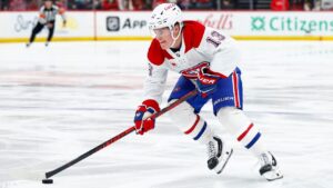 Montreal Canadiens right wing Cole Caufield (13). (Noah K. Murray/AP)