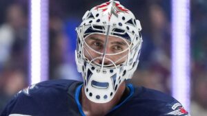 Has Connor Hellebuyck played his last game as a member of the Winnipeg Jets? (Darryl Dyck/CP)