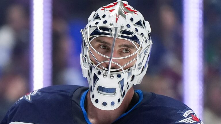 Has Connor Hellebuyck played his last game as a member of the Winnipeg Jets? (Darryl Dyck/CP) 