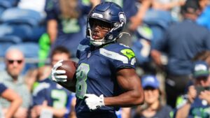 The Seahawks drafted Jadarian Price 32nd overall in the 2026 NFL Draft. (Lindsey Wasson/AP)