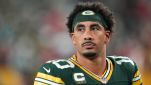 Green Bay Packers' Jordan Love walks off the field after an NFL football game against the Atlanta Falcons in Green Bay, Wis., Thursday, Sept. 24, 2026. (Abbie Parr/AP)
