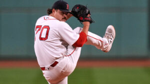 Boston Red Sox starting pitcher Payton Tolle delivers during the first inning of a baseball game against the Cleveland Guardians, Tuesday, Sept. 22, 2026, in Boston. (Charles Krupa/AP)
