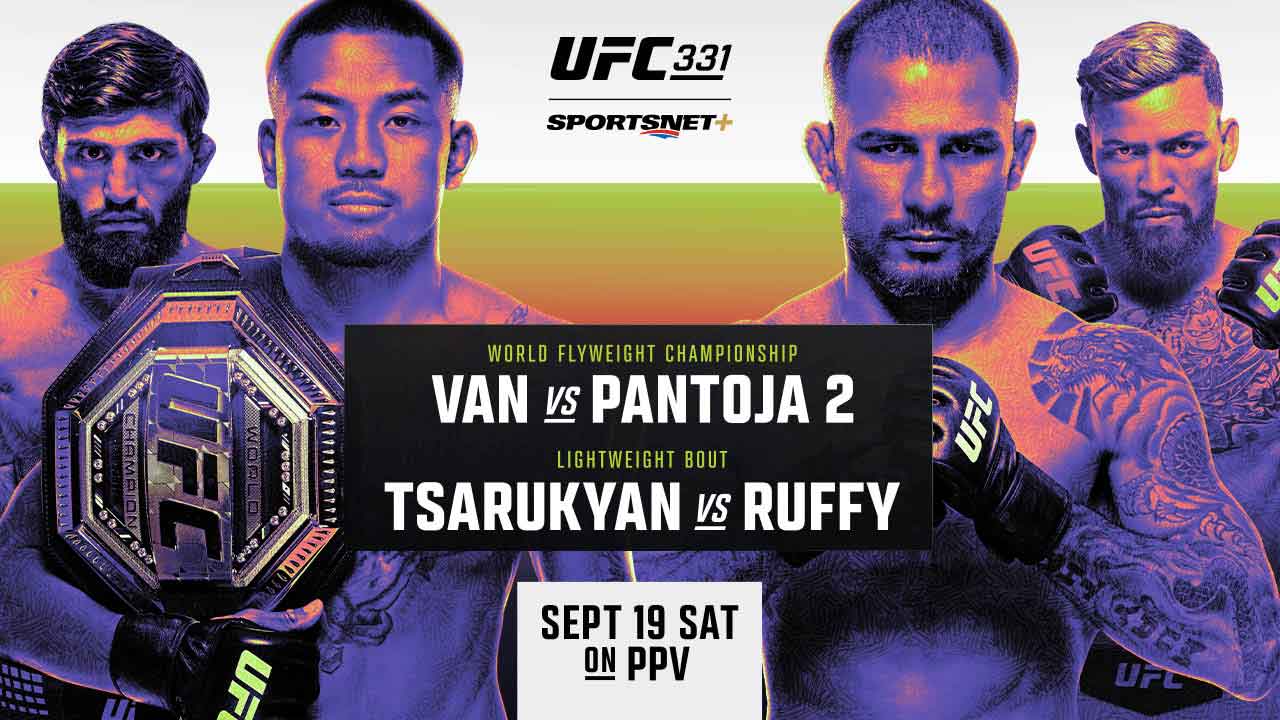UFC 331 on Sportsnet: Van vs. Pantoja 2