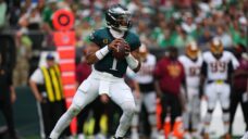 Hurts dominates, Eagles stuff Commanders’ late two-point try for win