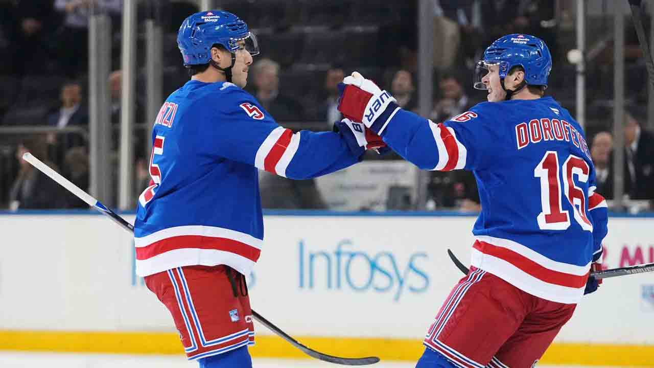 Rangers beat Ducks 5-2, improve to 6-0-0 at home
