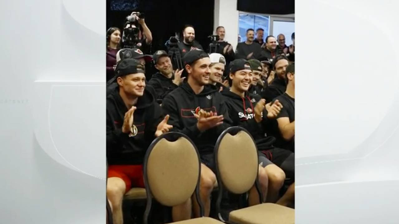Ottawa Senators höll presskonferens för att presentera ny EBUG