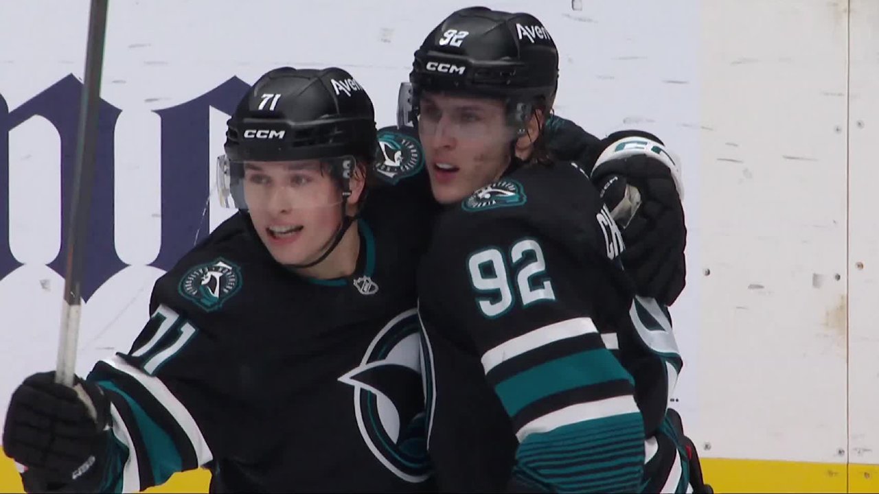Celebrini och Chernyshov fixade övertidsseger för Sharks mot Kings