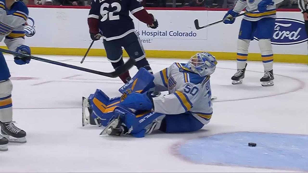 Binningtons misstag med pucken ledde till två baklängesmål mot Avalanche