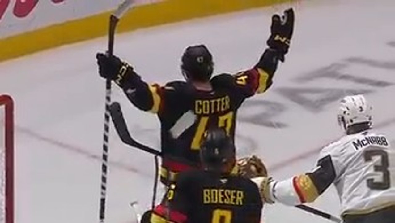 Paul Cotter fortsätter heta inledningen – powerplaymål mot Vegas