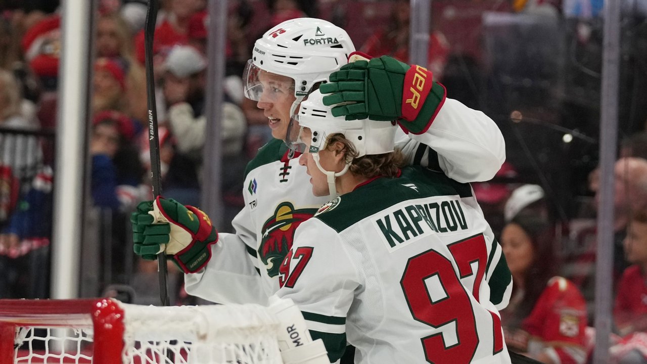 Kaprizov scores three as Wild beat Panthers 4-1