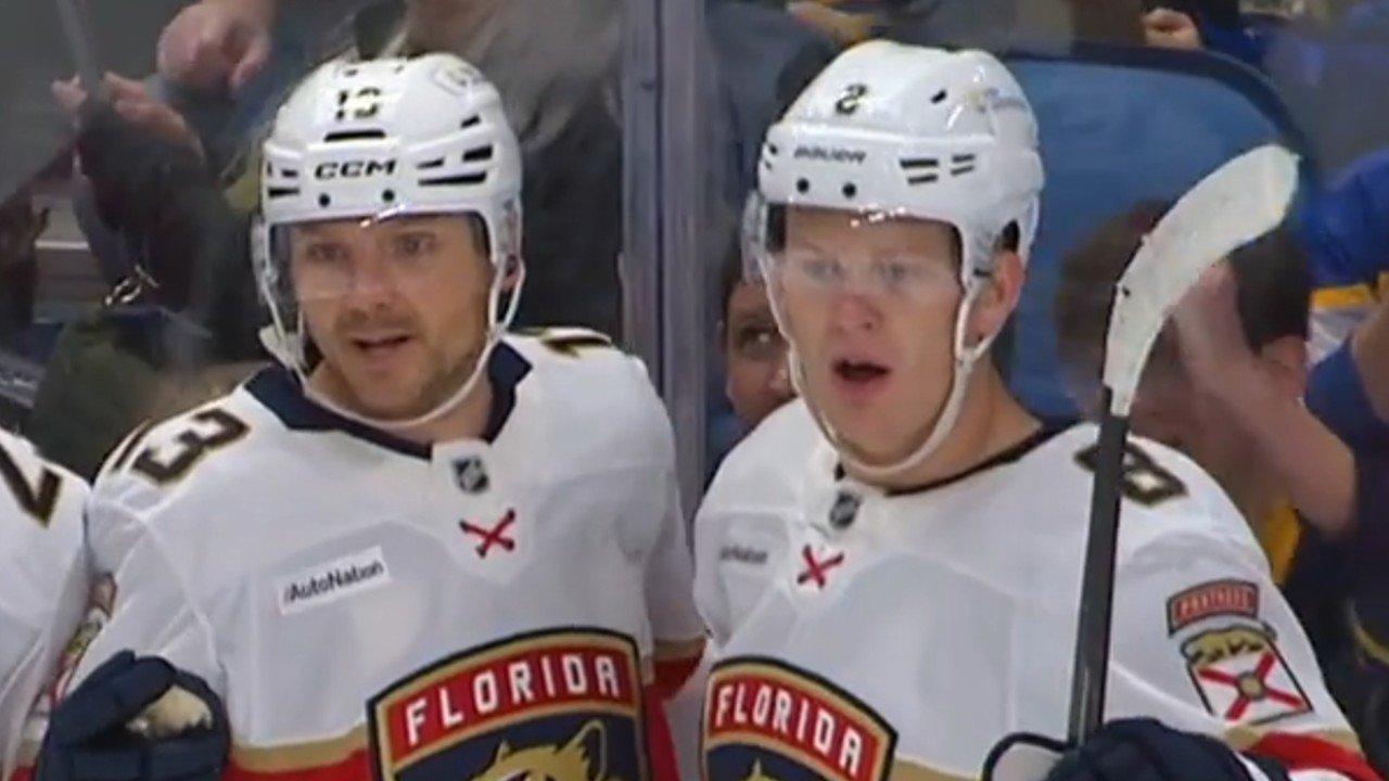 Brady Tkachuk records first point as a Panther with between-the-legs assist