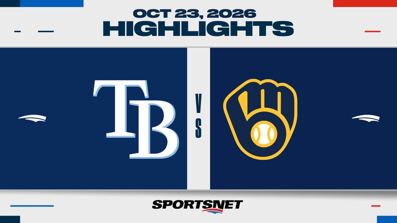 Mlb Game 1 Highlights Brewers 3 Rays 2