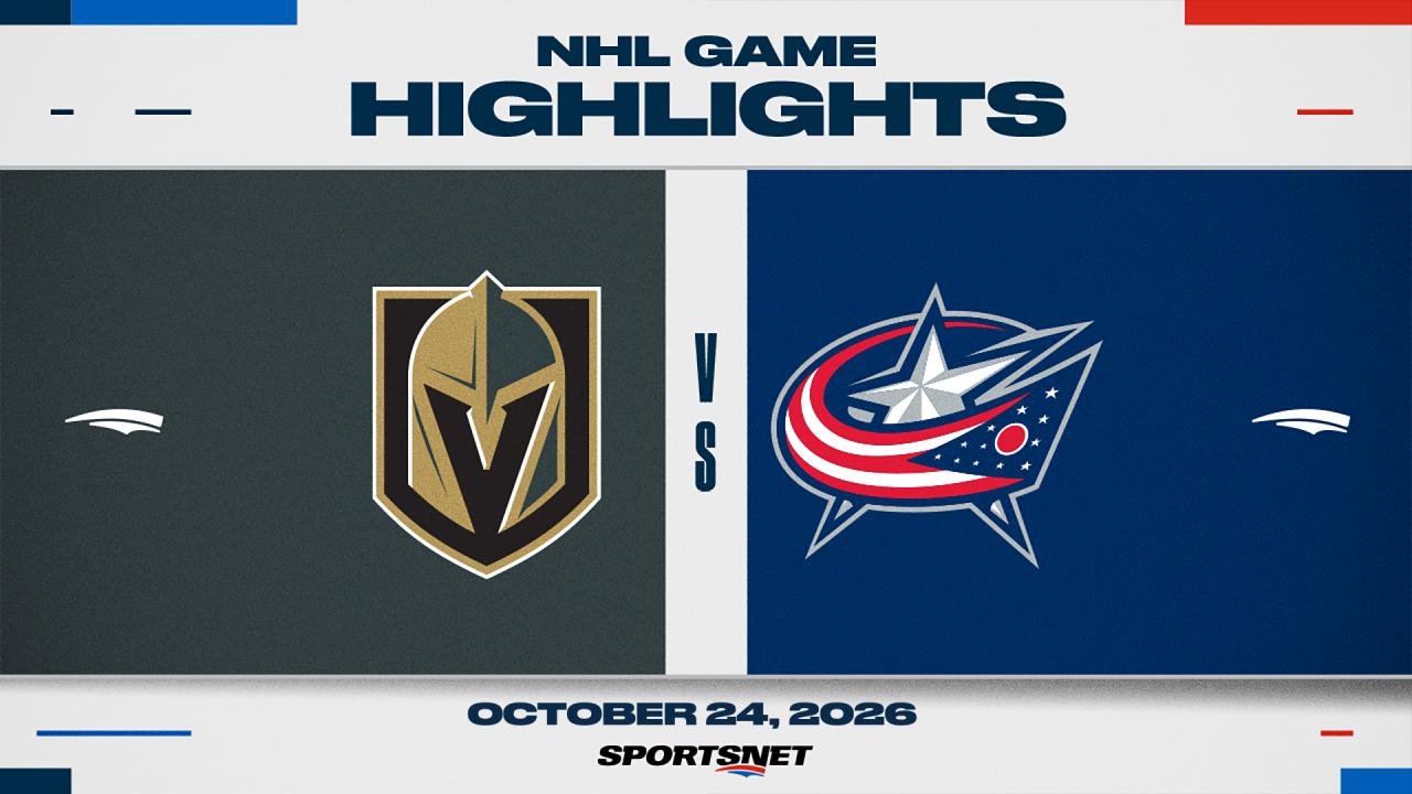 Fantilli scores overtime power-play winner as Blue Jackets beat Golden Knights