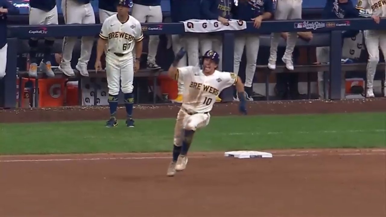 Sal Frelick’s home run ties Game 2 as Brewers rally to win