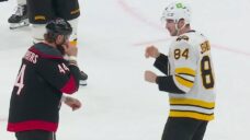 Bruins’ Jeannot, Hurricanes’ Deslauriers square off in tilt for the ages