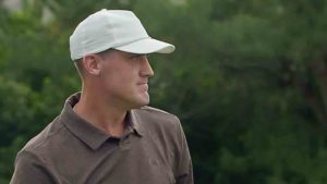 Golfer Austin Lemieux is seen in a screengrab from an October 2026 PGA Tour social media post.