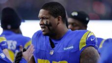 Rams LT Alaric Jackson strikes Bills LB Bradley Chubb after OT game