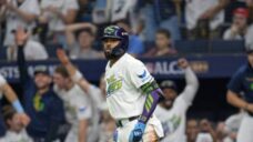 Rays’ Caminero exits Game 4 late, says he’ll play in Game 5