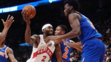 Raptors’ Kawhi Leonard looks sharp in pre-season debut, win vs. Knicks