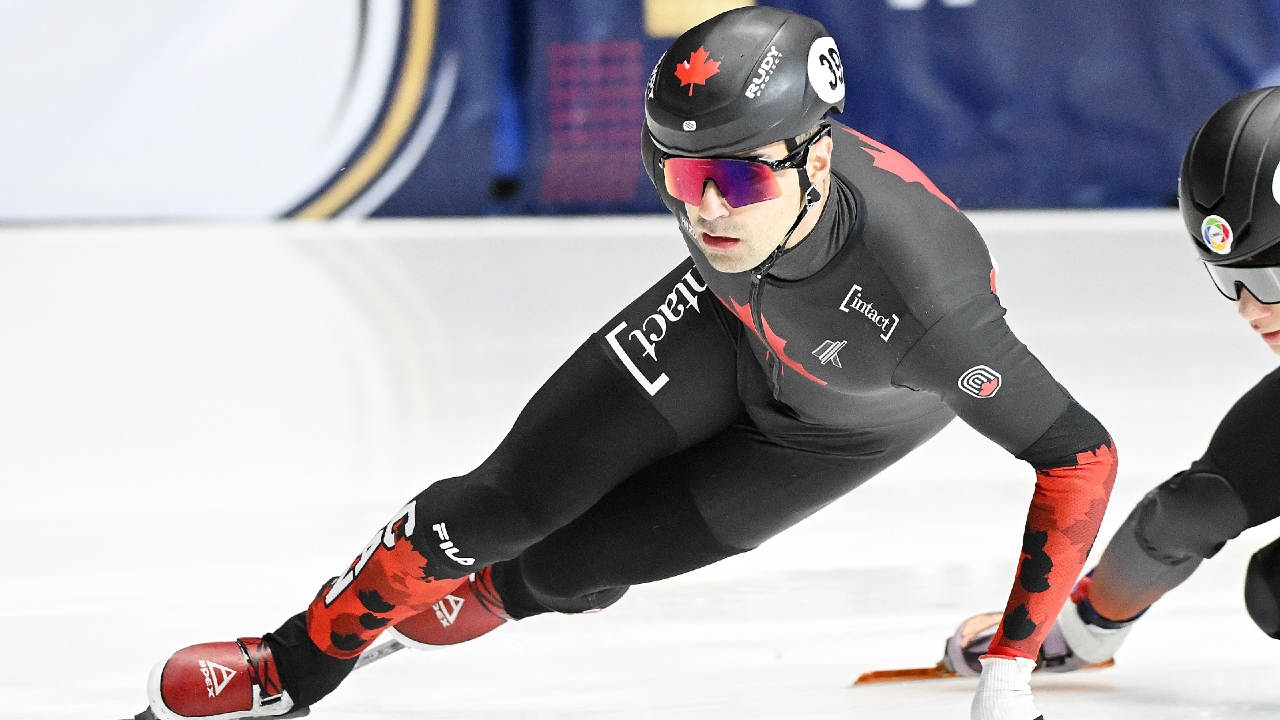 Montreal speedskater Laoun finishes second in World Tour's men's 500-metre final