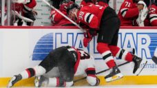 Devils’ Mantha assessed major penalty for boarding Senators’ Matinpalo