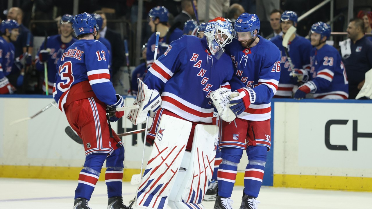 Historiskt: Shesterkin första målvakten någonsin att göra mål för Rangers