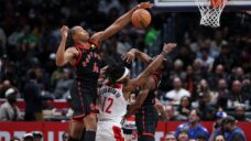 Raptors play bigger than their size to overcome towering Wizards