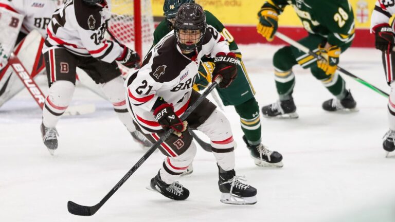 Jade Iginla during her playing days with Brown University. (Brown Athletics)
