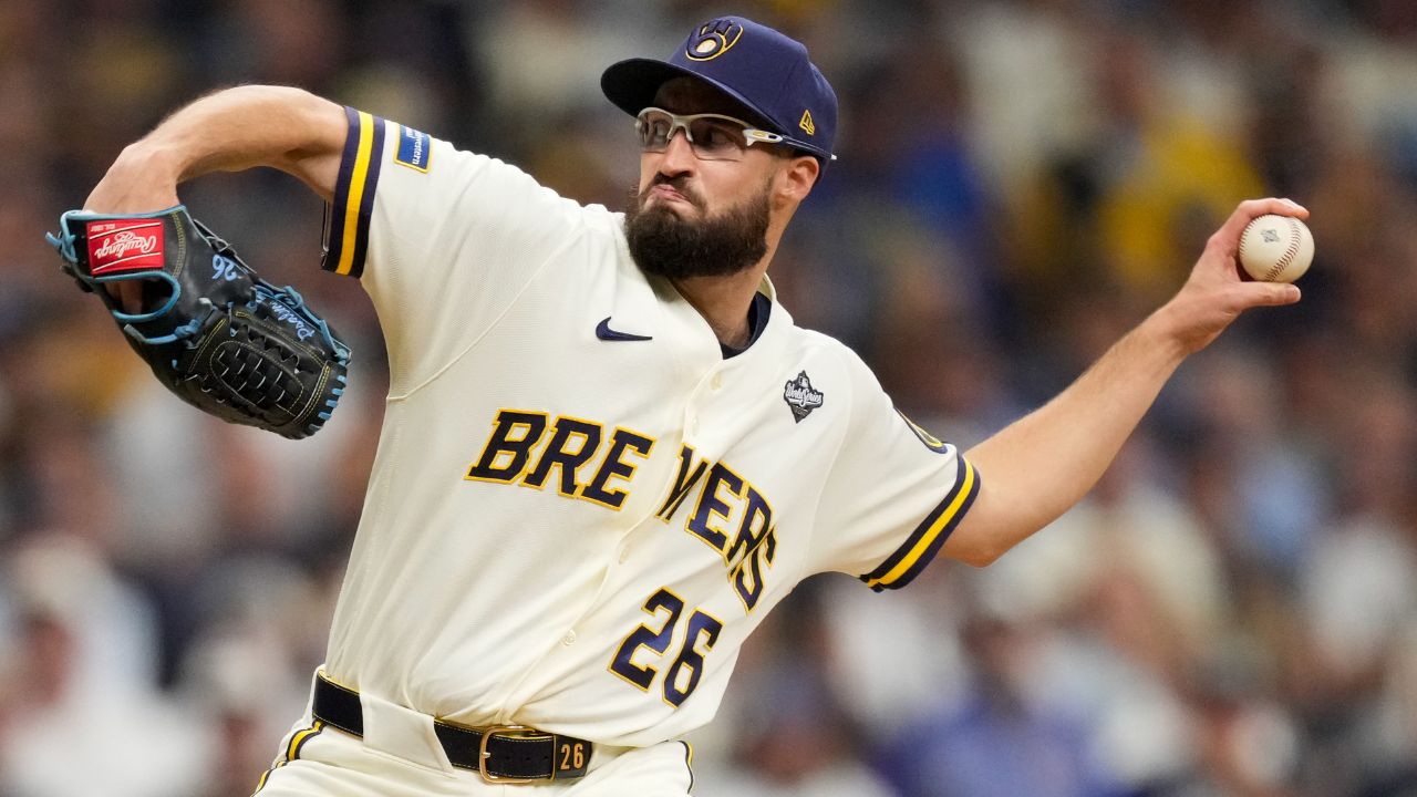 Aaron Ashby sets postseason record for scoreless relief innings
