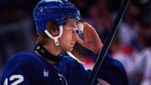 Toronto Maple Leafs' Gavin McKenna looks on before an NHL pre-season game against the Montreal Canadiens in Toronto, on Saturday, Sept. 19, 2026. (Sammy Kogan/CP)