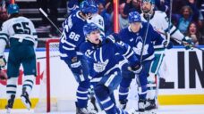 McKenna scores game-winner to lift Leafs over Sharks, snap three-game skid