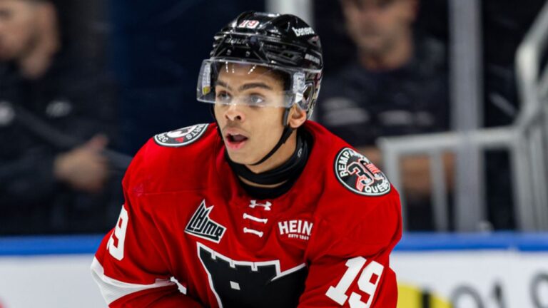 Quebec Remparts forward James Scantlebury. (Jonathan Roy/Photo)